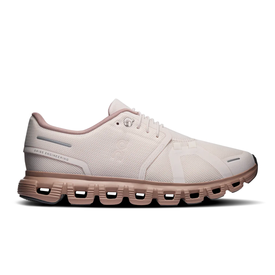 On Cloud 6 Oyster & Biscuit Feminino – Uso diário, CloudTec®
