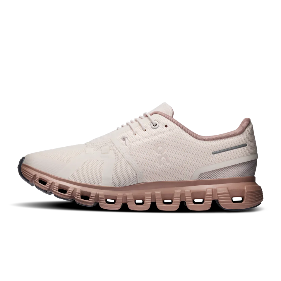 On Cloud 6 Oyster & Biscuit Feminino