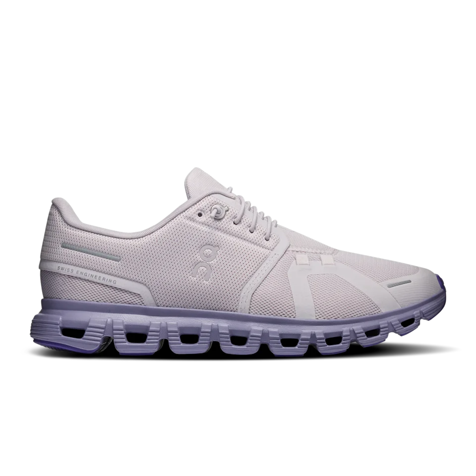 On Cloud 6 Ether & Tyrian Feminino