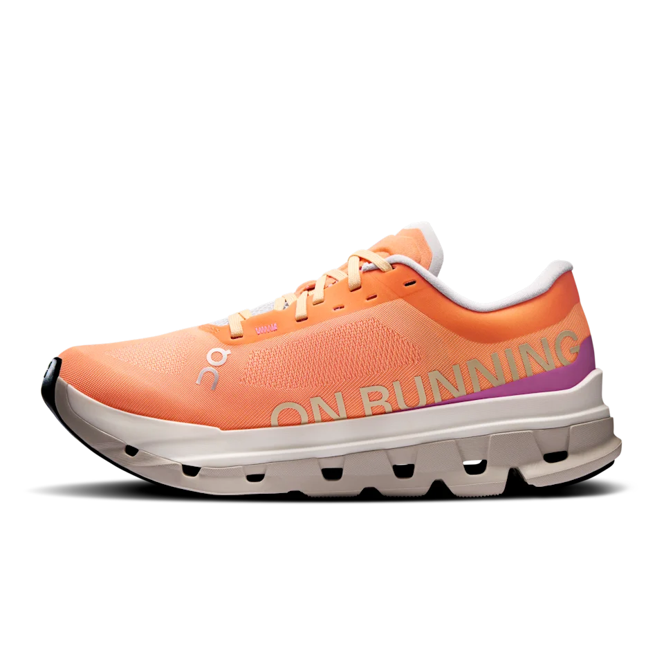 On Cloudflow 5 Tangerine & Silver Feminino