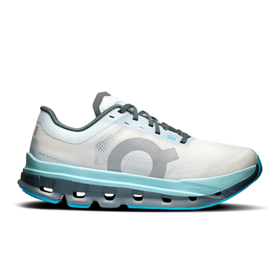 On Cloudflow 5 Arctic & Stone Feminino – Corridas longas, corridas cronometradas, corridas rápidas