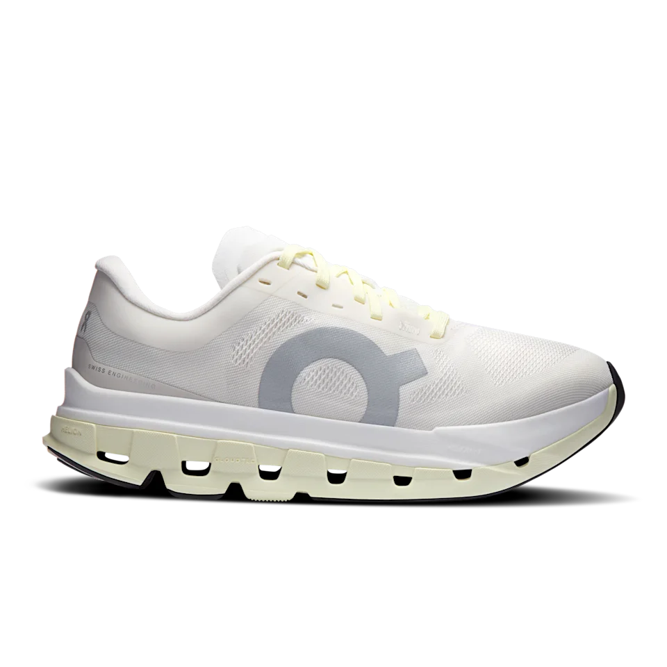 On Cloudflow 5 Ivory & Seedling Feminino – Corridas longas, corridas cronometradas, corridas rápidas