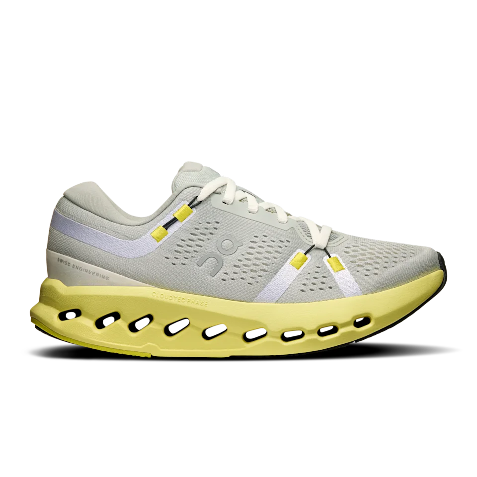 On Cloudsurfer 2 Glacier & Limelight Feminino