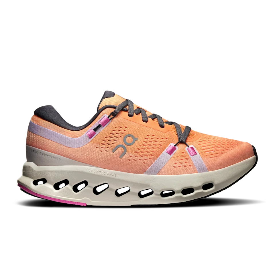 On Cloudsurfer 2 Tangerine & Ivory Feminino