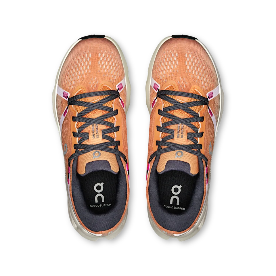 On Cloudsurfer 2 Tangerine & Ivory Feminino