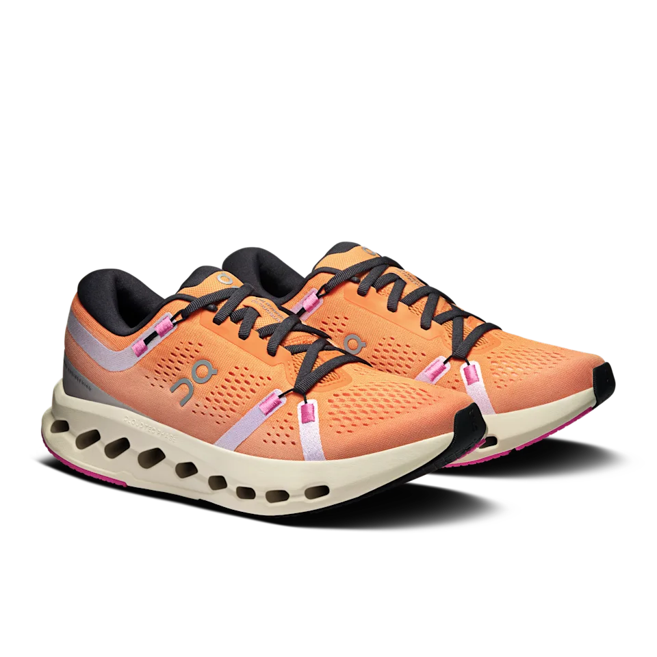On Cloudsurfer 2 Tangerine & Ivory Feminino