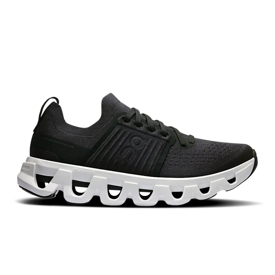 On Cloudswift 4 Black & White Feminino