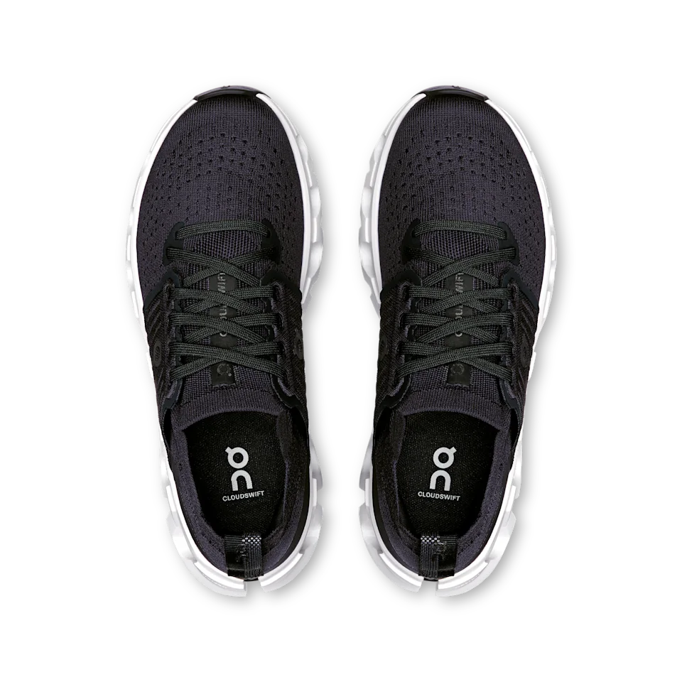 On Cloudswift 4 Black & White Feminino