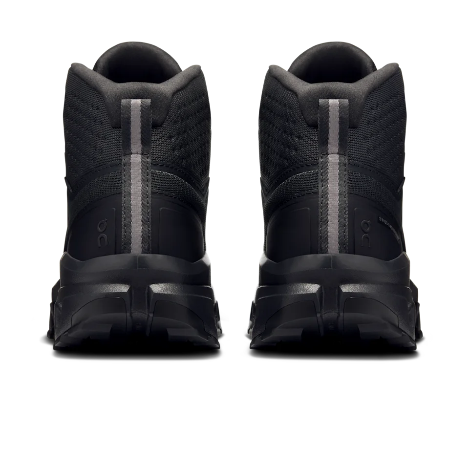 On Cloudrock Mid Waterproof Black & Black Feminino