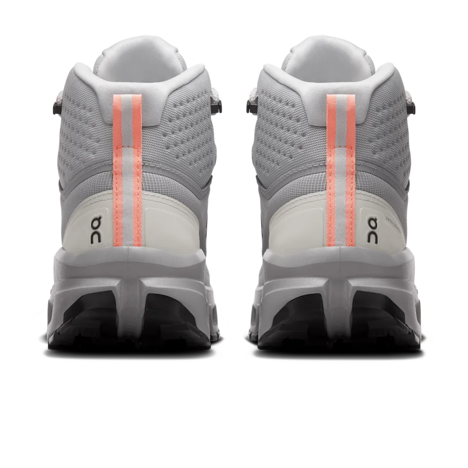 On Cloudrock Mid Waterproof Glacier & Alloy Feminino