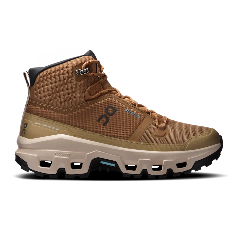 On Cloudrock Mid Waterproof Sphinx & Sand Feminino