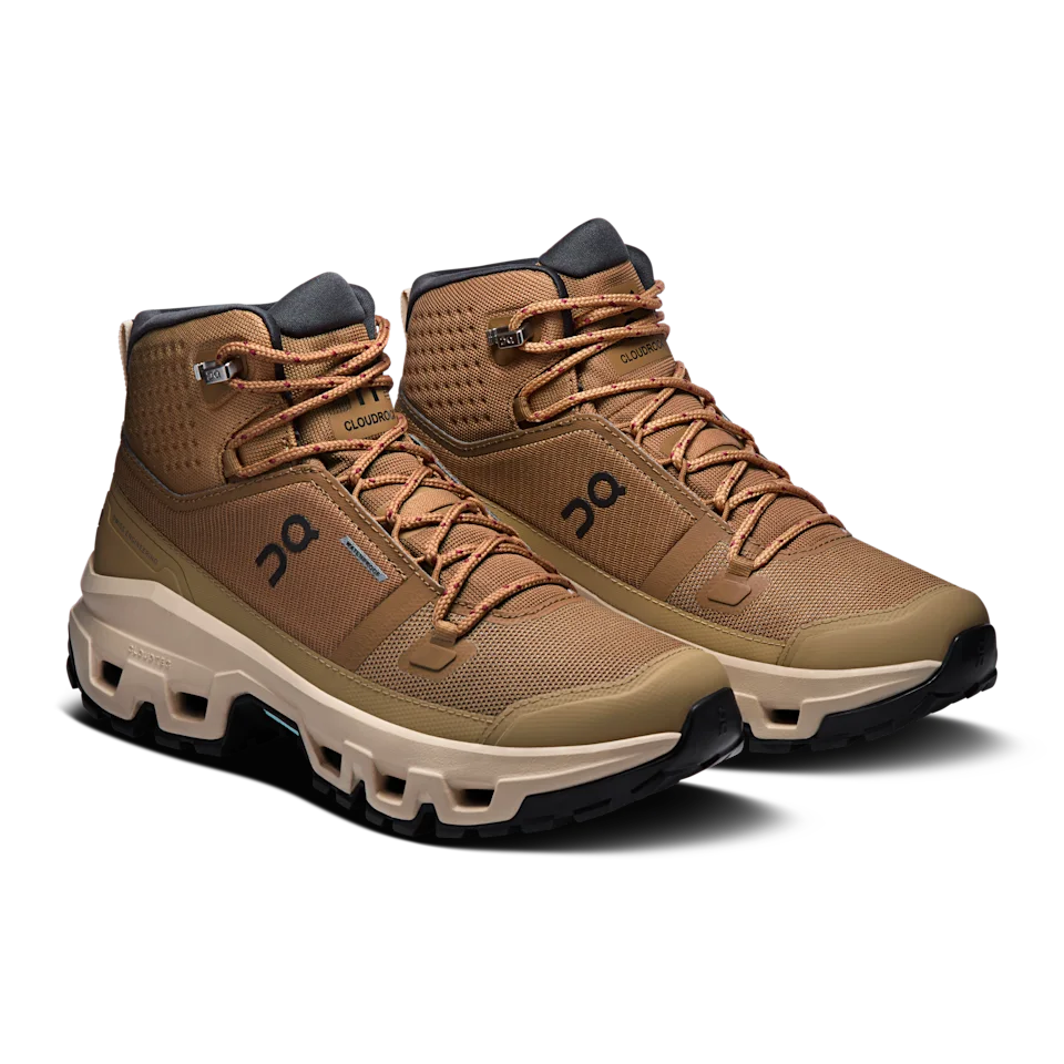 On Cloudrock Mid Waterproof Sphinx & Sand Feminino