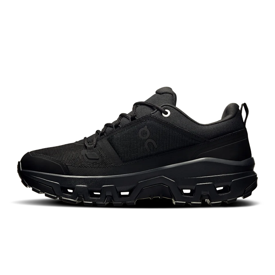 On Cloudrock Low Waterproof Black & Black Feminino