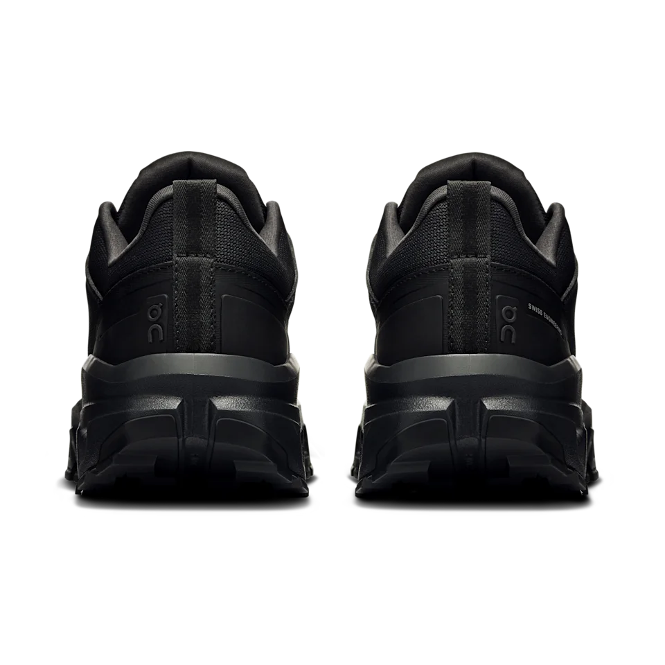 On Cloudrock Low Waterproof Black & Black Feminino
