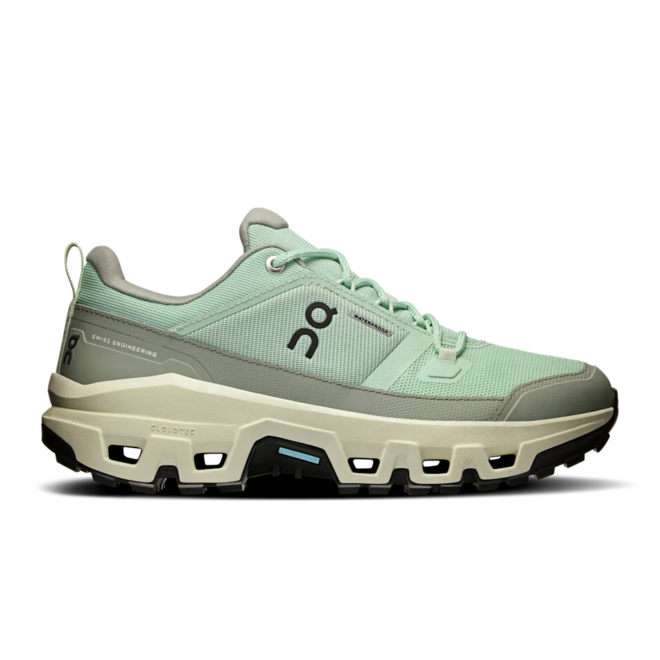 On Cloudrock Low Waterproof Mineral & Aloe Feminino