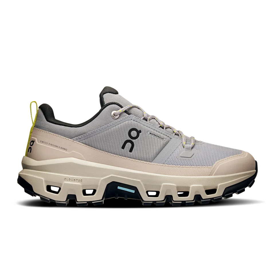 On Cloudrock Low Waterproof Alloy & Ice Feminino