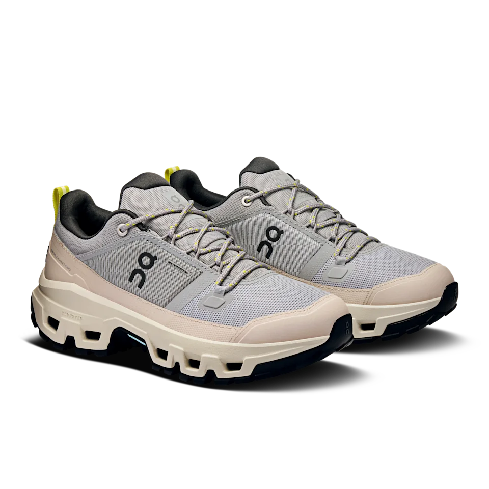 On Cloudrock Low Waterproof Alloy & Ice Feminino