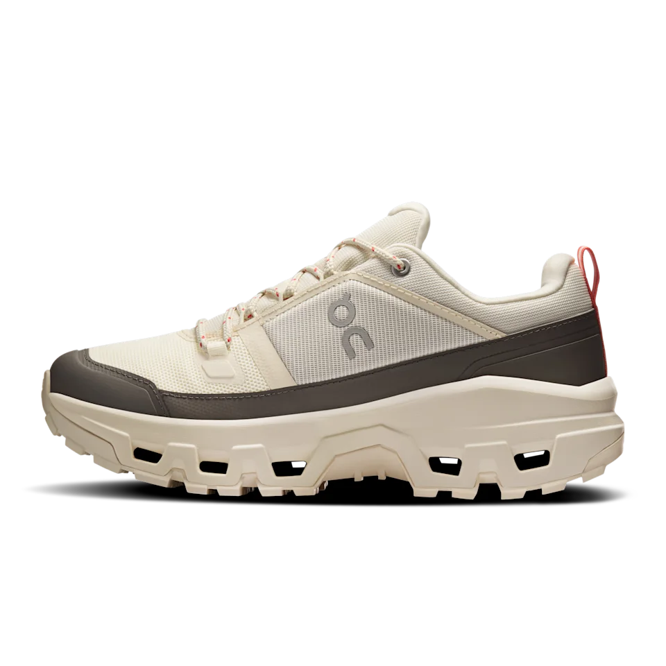 On Cloudrock Low Waterproof Ivory & Ivory Feminino