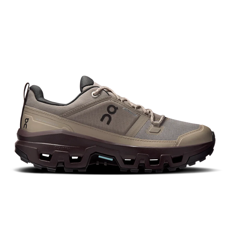 On Cloudrock Low Waterproof Cinder & Ox Feminino