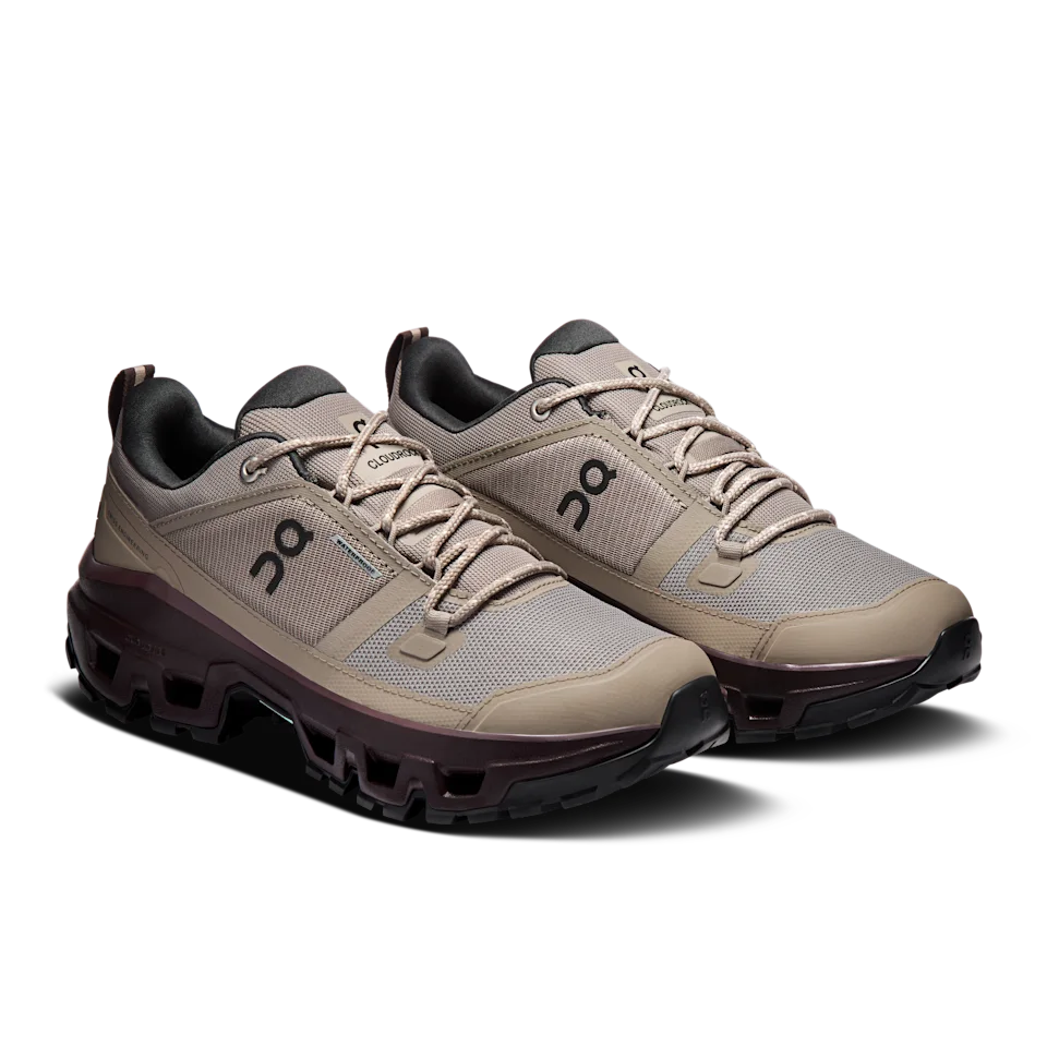 On Cloudrock Low Waterproof Cinder & Ox Feminino