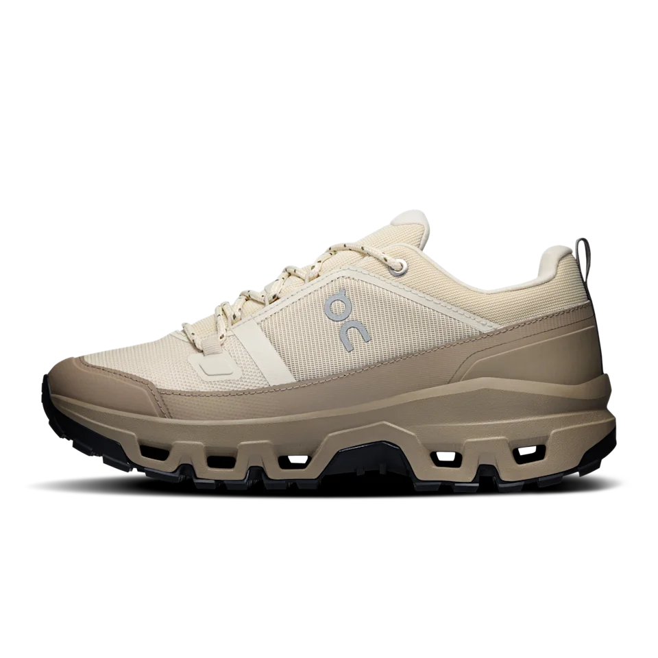 On Cloudrock Low Waterproof Grain & Soba Feminino