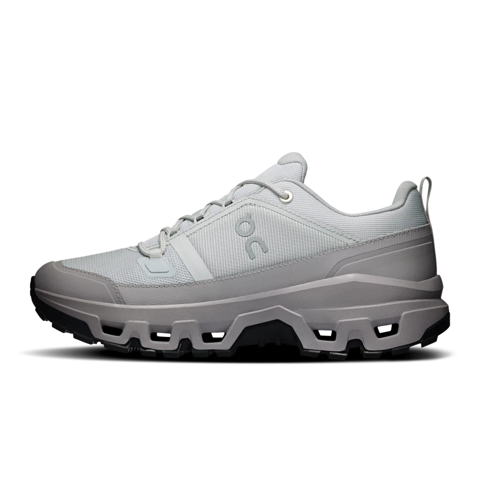 On Cloudrock Low Waterproof Glacier & Ore Feminino