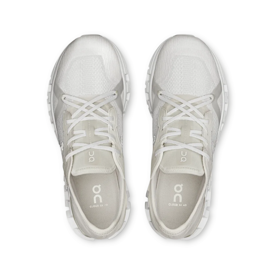 On Cloud X 4 AD White & Wolf Feminino