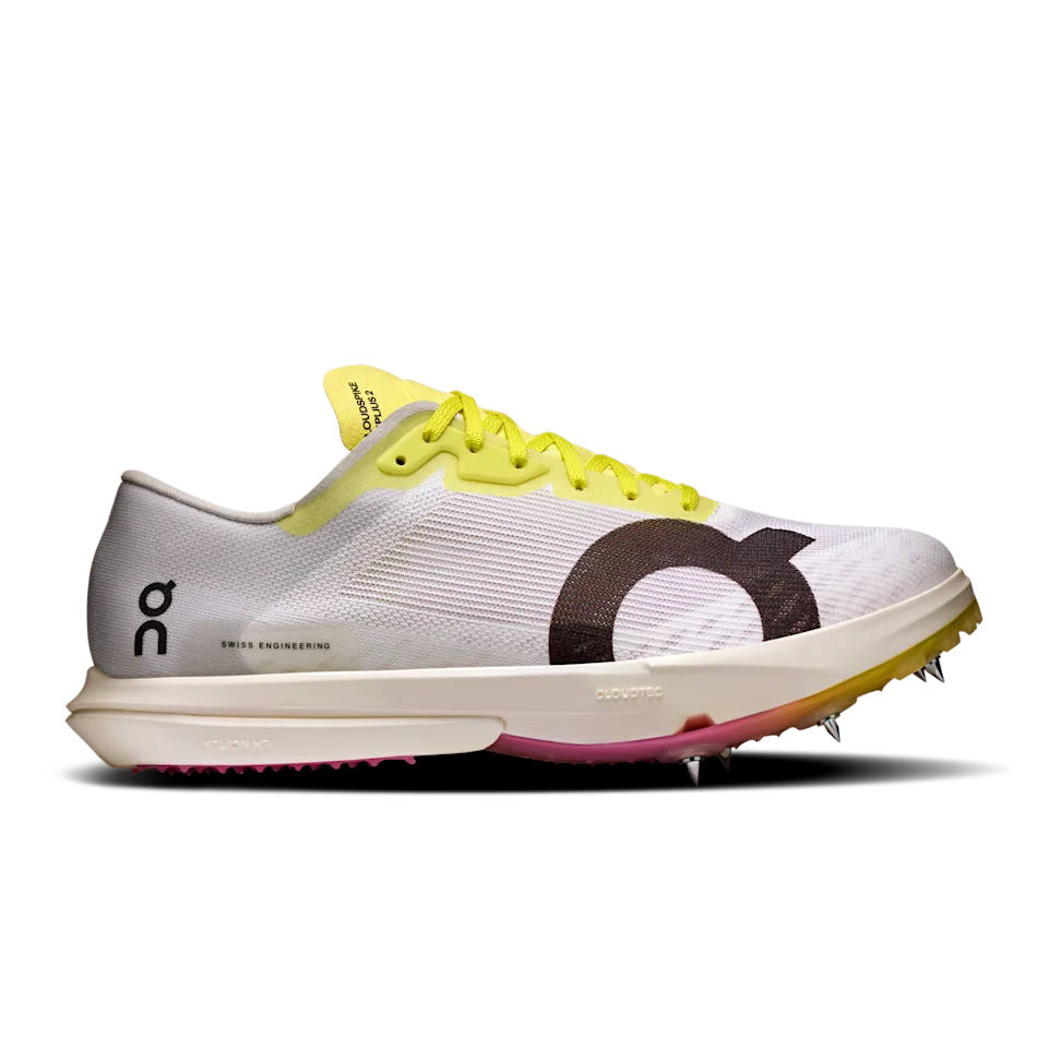 On Cloudspike Amplius 2 White & Raspberry Feminino