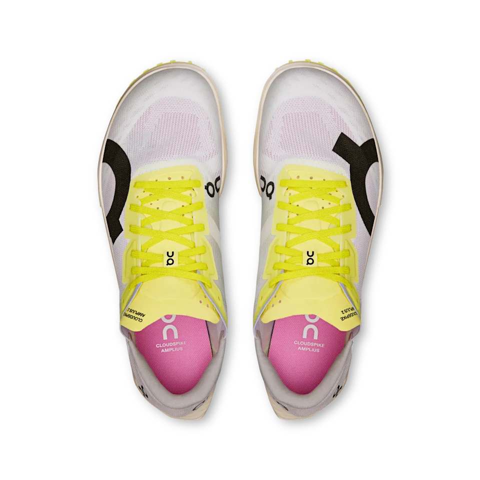 On Cloudspike Amplius 2 White & Raspberry Feminino