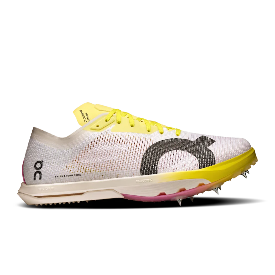 On Cloudspike Citius 2 White & Raspberry Feminino
