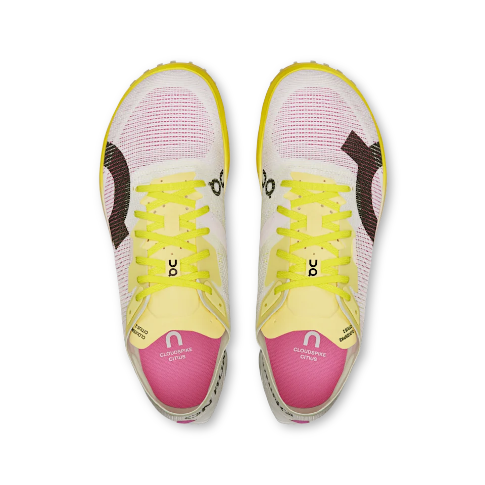 On Cloudspike Citius 2 White & Raspberry Feminino