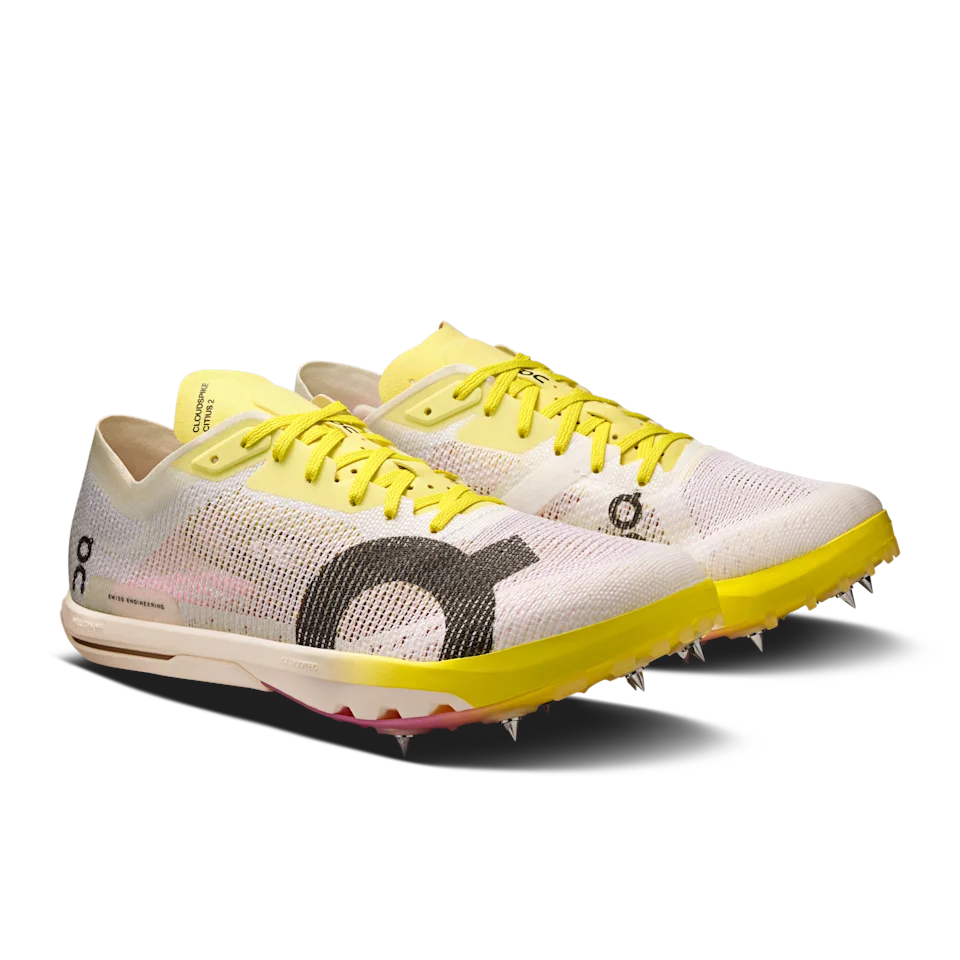 On Cloudspike Citius 2 White & Raspberry Feminino