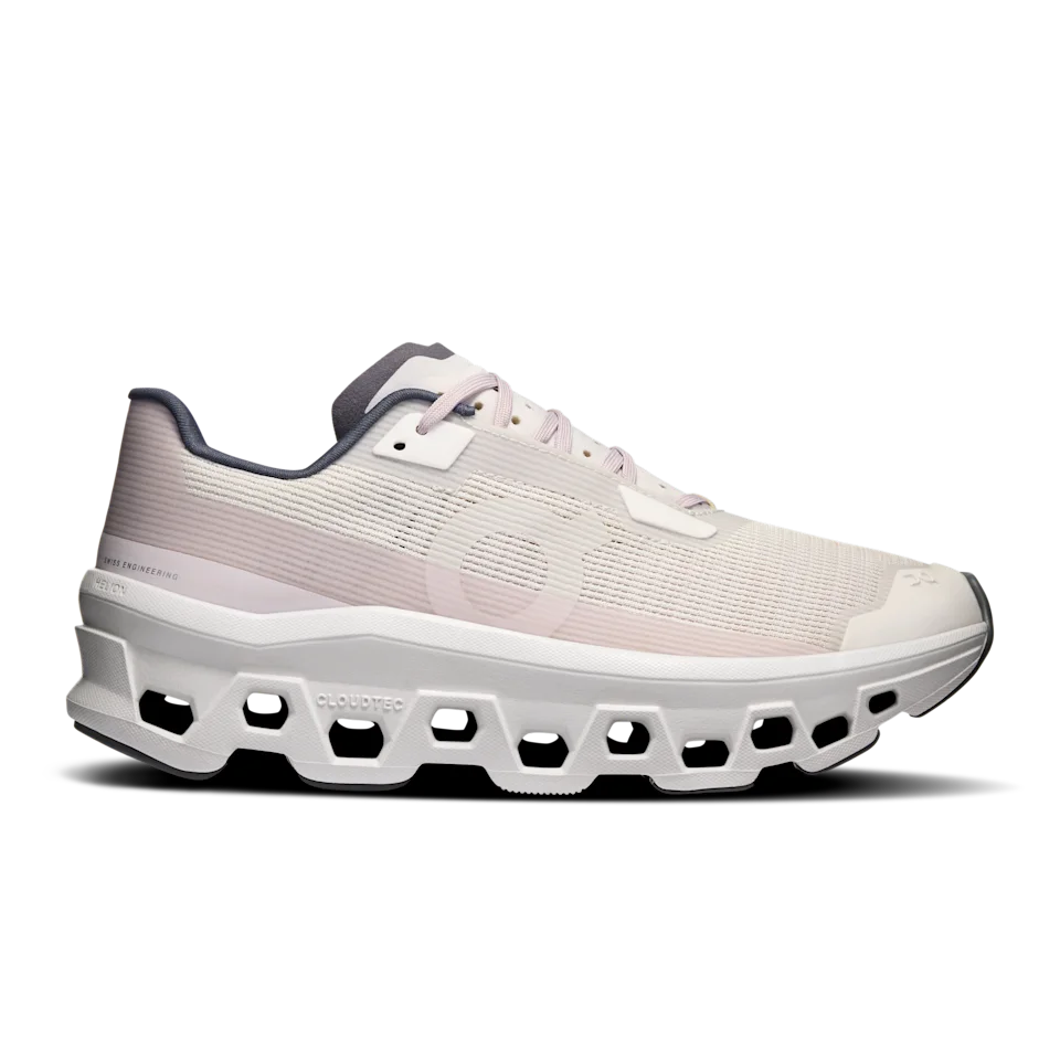 On Cloudmonster Void Ivory & Wolf Feminino