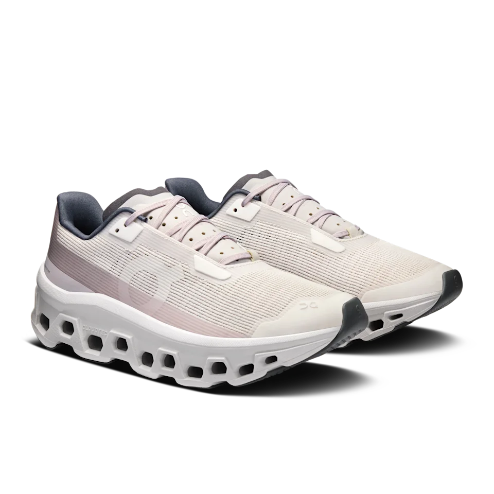 On Cloudmonster Void Ivory & Wolf Feminino