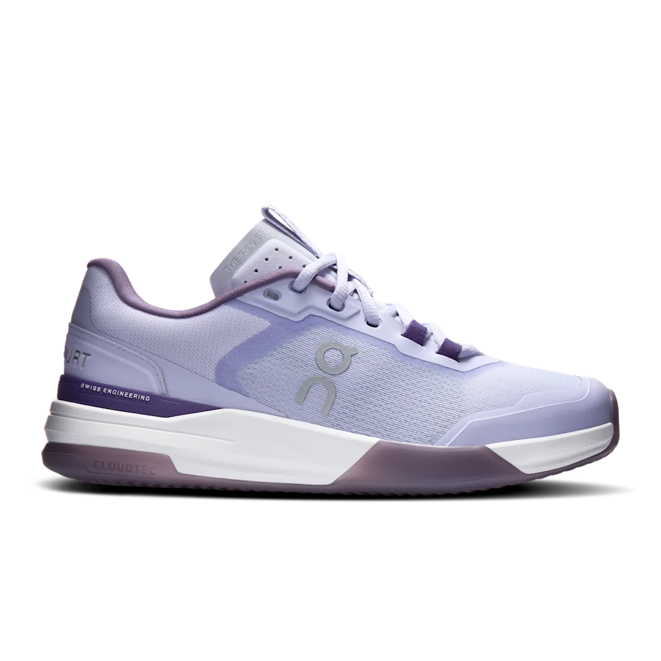 On THE ROGER Advantage Pro Clay Thistle & Dewberry Feminino – Tênis no dia a dia, quadras, CloudTec® oculta