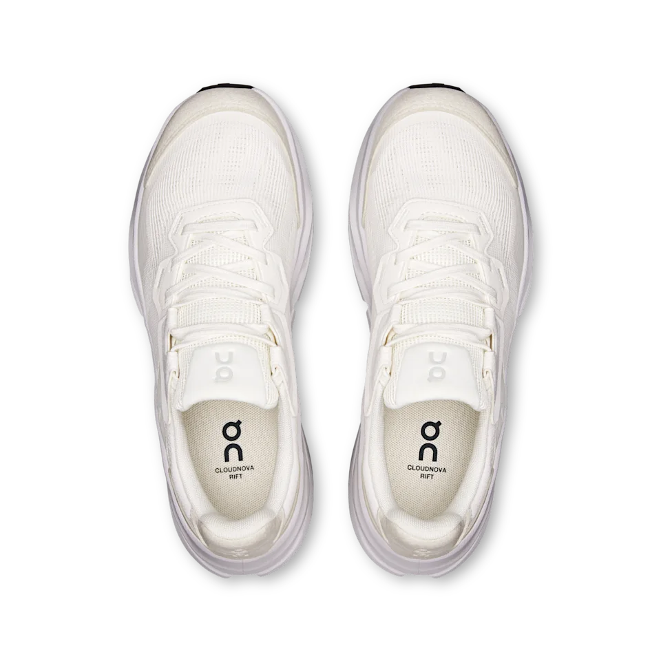 On Cloudnova Rift White & Ice Feminino