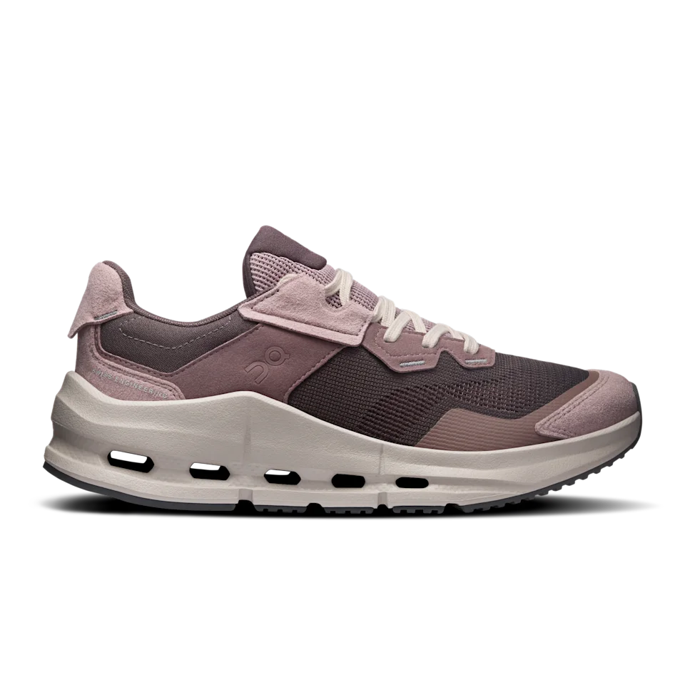 On Cloudnova Rift Pebble & Grape Feminino – Uso diário, exploração urbana