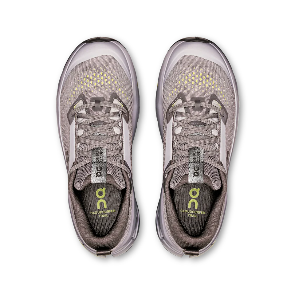 On Cloudsurfer Trail 2 Iron & Lilac Feminino