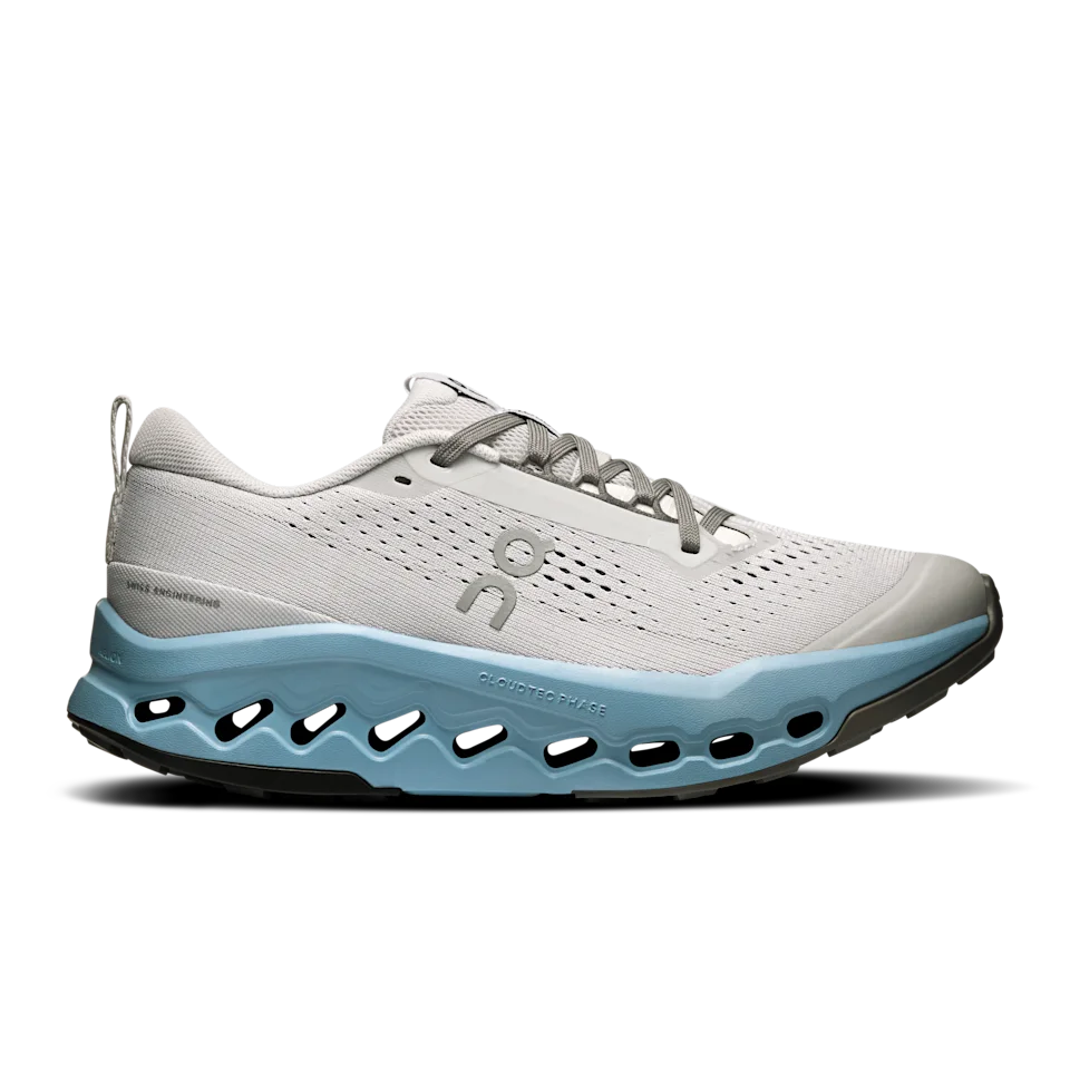 On Cloudsurfer Trail 2 Glacier & Dust Feminino – Corrida de trilha, passadas suaves
