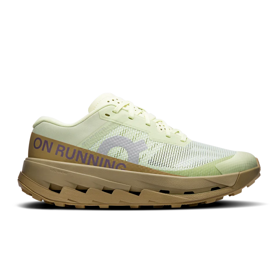 On Cloudultra 3 Linen & Safari Feminino – Corrida de trilha, estabilidade