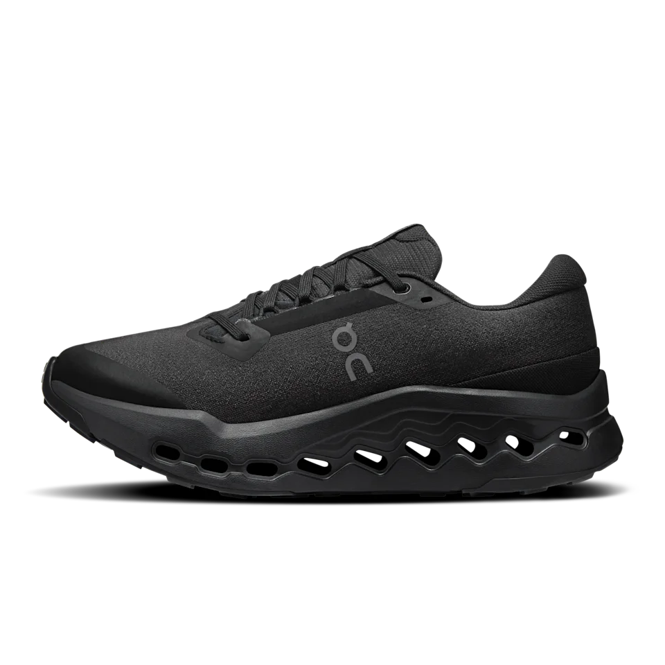 On Cloudsurfer Trail 2 Waterproof Black & Black Feminino