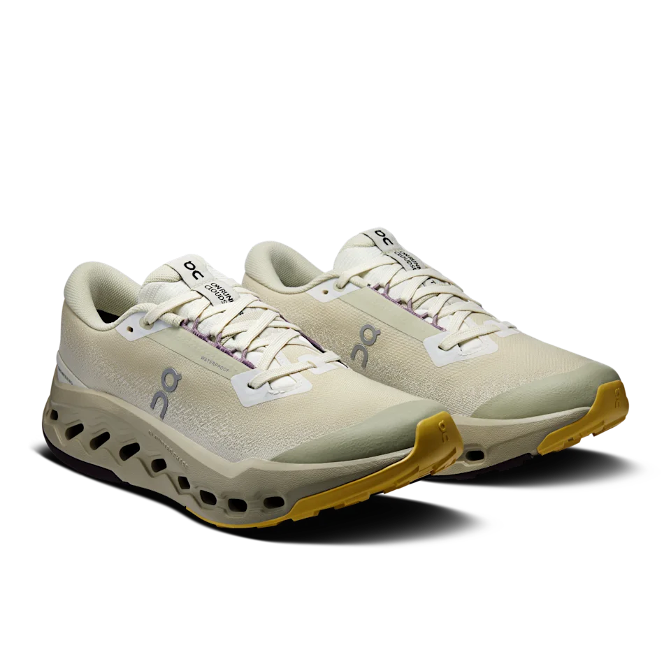 On Cloudsurfer Trail 2 Waterproof Ghost & Chalk Feminino