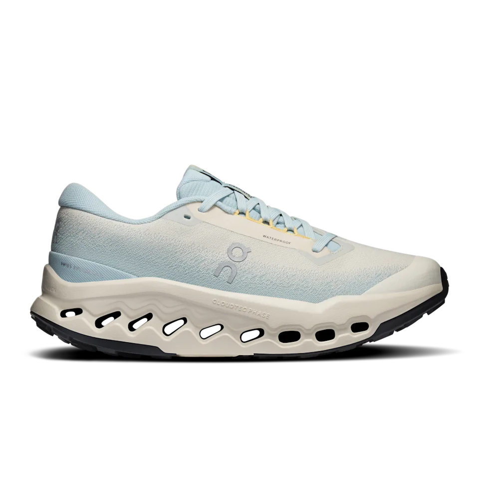 On Cloudsurfer Trail 2 Waterproof Grain & Brook Feminino – Corrida de trilha, passadas suaves