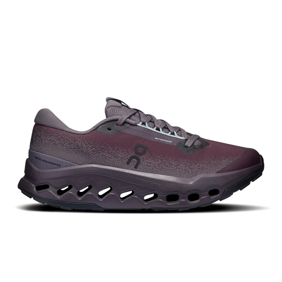 On Cloudsurfer Trail 2 Waterproof Urchin & Pebble Feminino