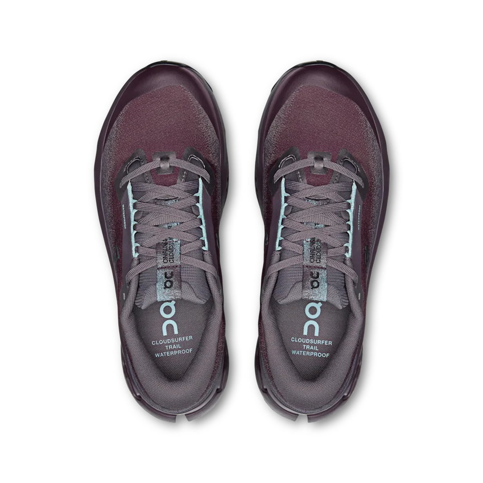 On Cloudsurfer Trail 2 Waterproof Urchin & Pebble Feminino