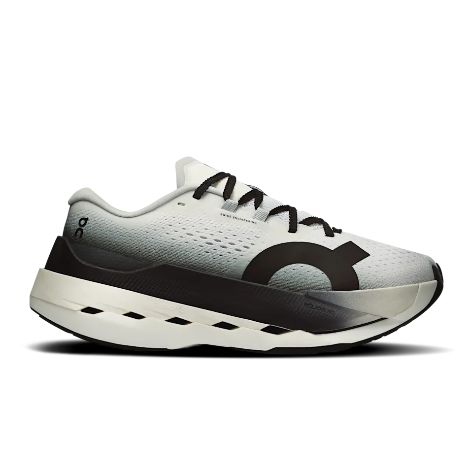On Cloudboom Max White & Black Feminino – Maratonas, corridas rápidas