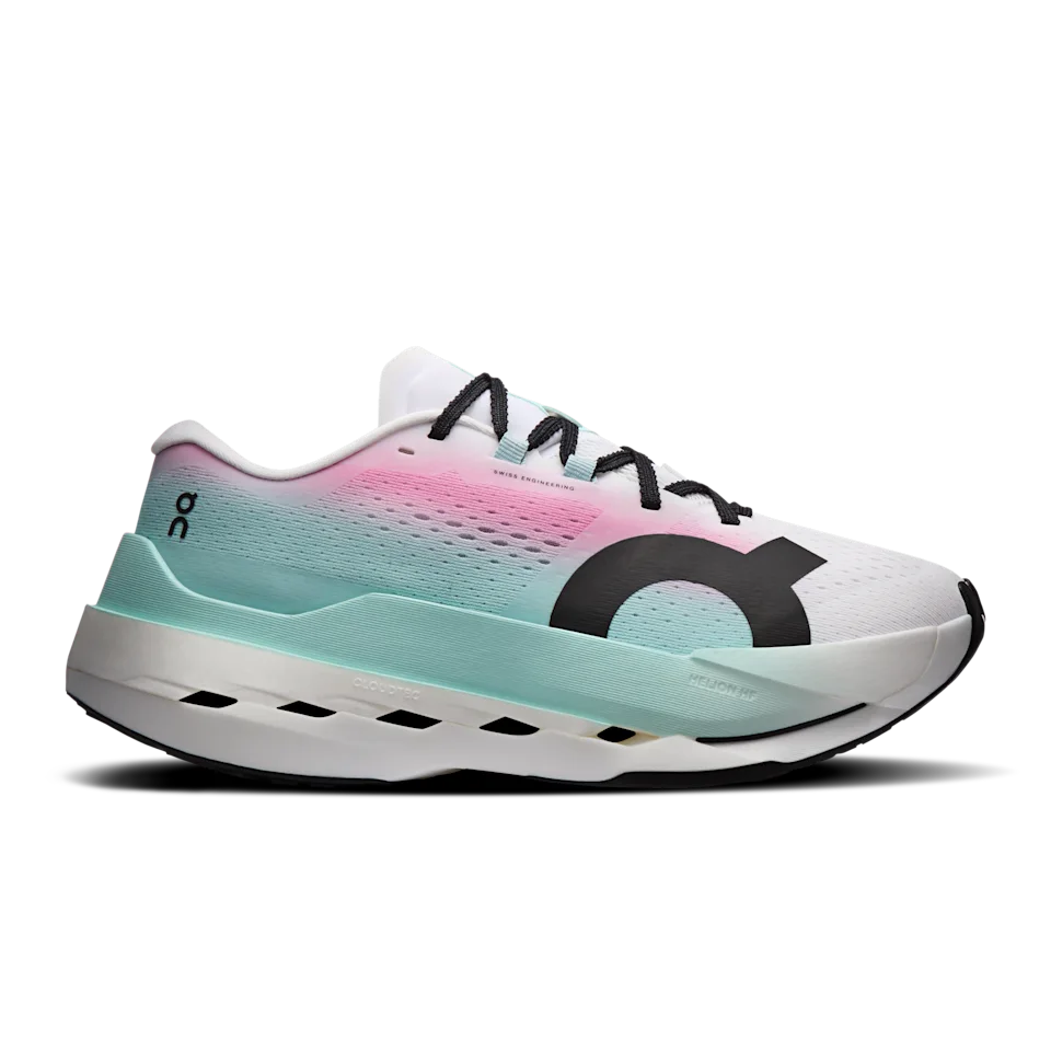 On Cloudboom Max White & Celeste Feminino