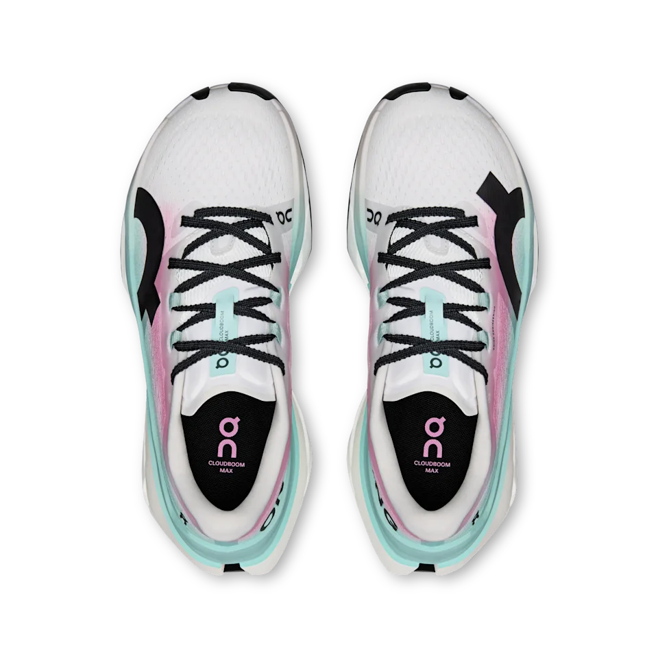 On Cloudboom Max White & Celeste Feminino