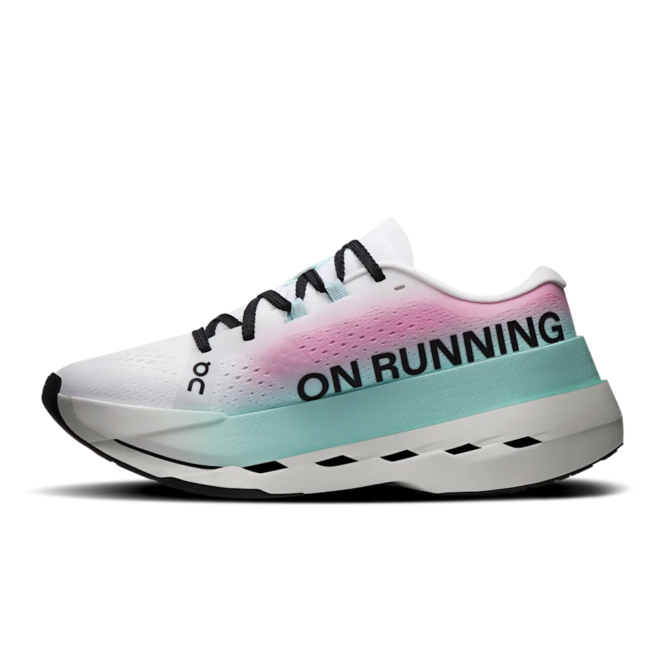 On Cloudboom Max White & Celeste Feminino