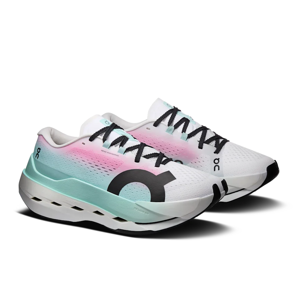 On Cloudboom Max White & Celeste Feminino
